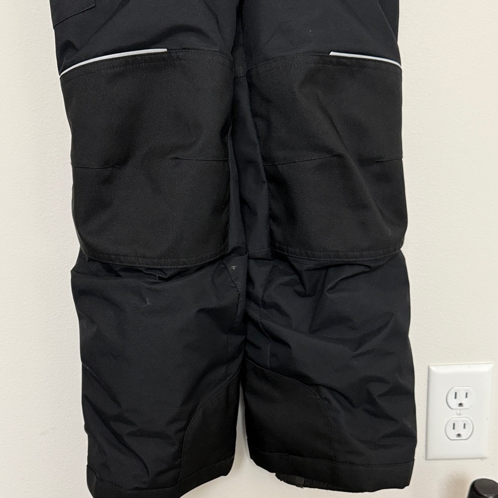 Columbia Youth Kids Black Snow Bibs Size 8 - Picture 2 of 7